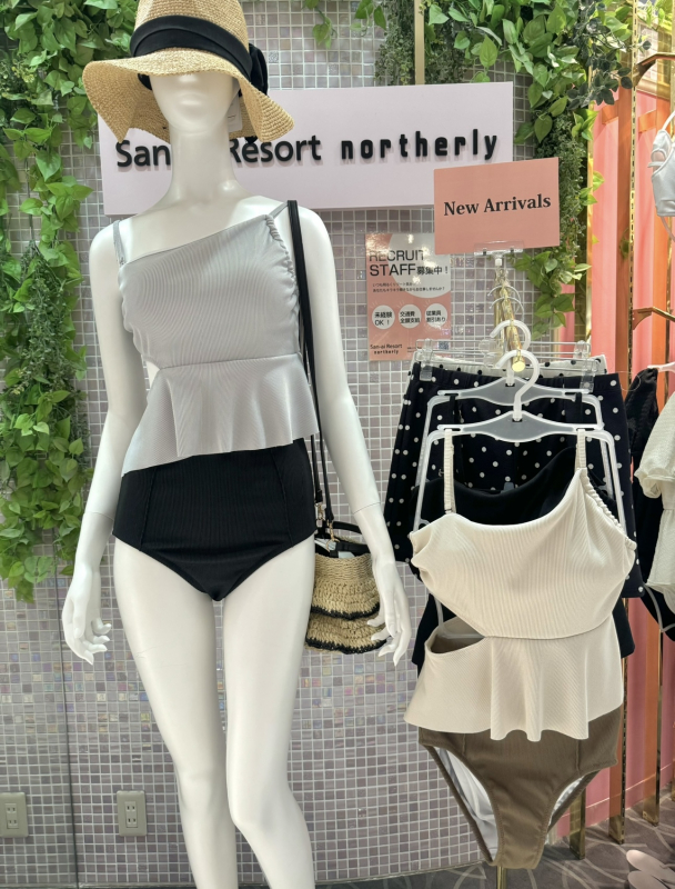 【 NEW 】ワンショルペプラムビキニ👙💖